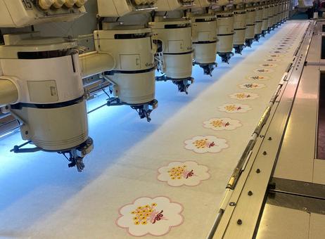 Barudan embroidery machine (demo listing)