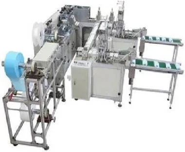Fully automatic 3-ply surgical mask-making machine